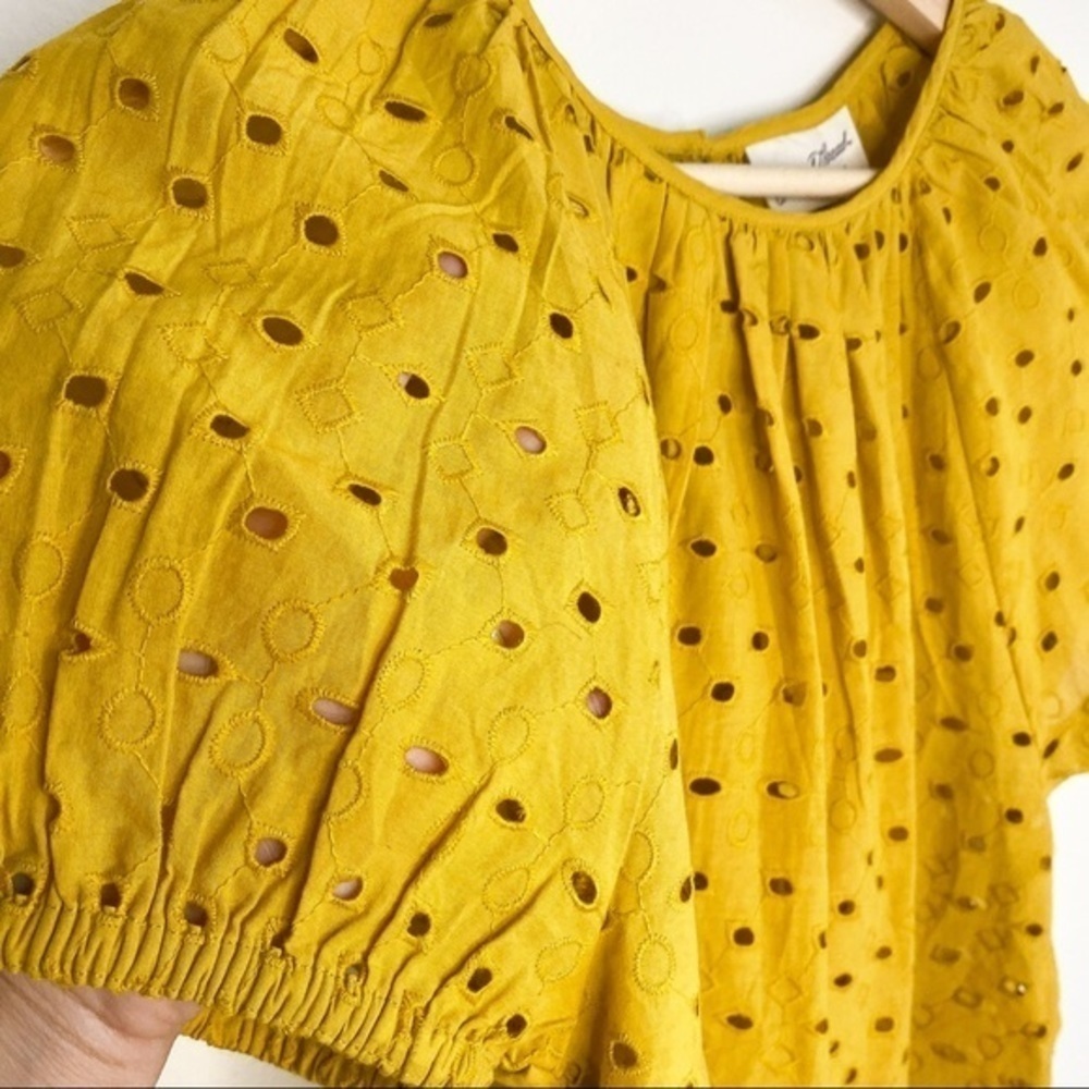 Universal Thread round neck eyelet blouse - image 3